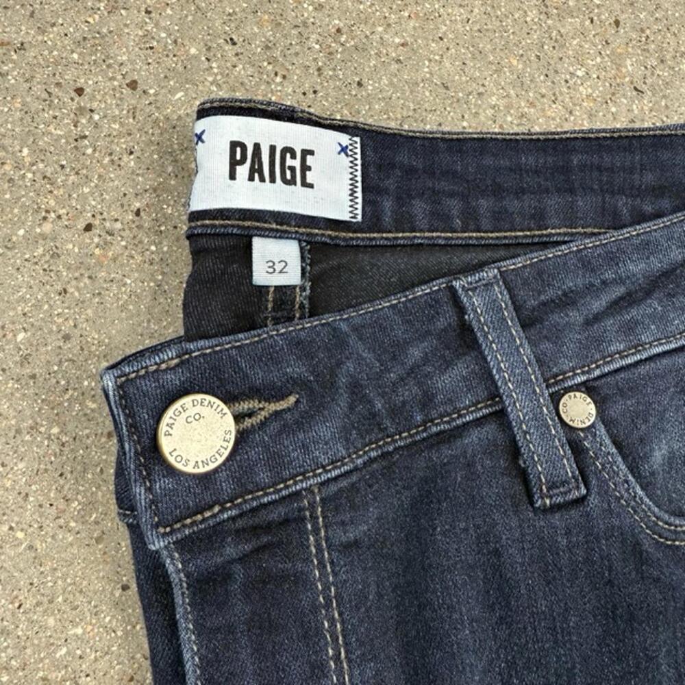 NWOT Paige Skyline Skinny Jean Premium Denim Dark Wash - 32